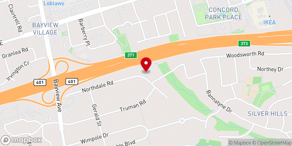 Map showing location of Armenian Catholic Church Of Toronto