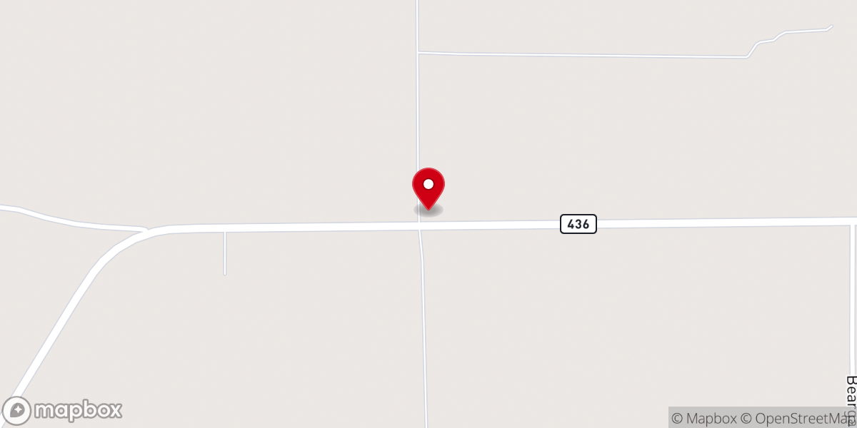 Map showing location of Mount Marah Church