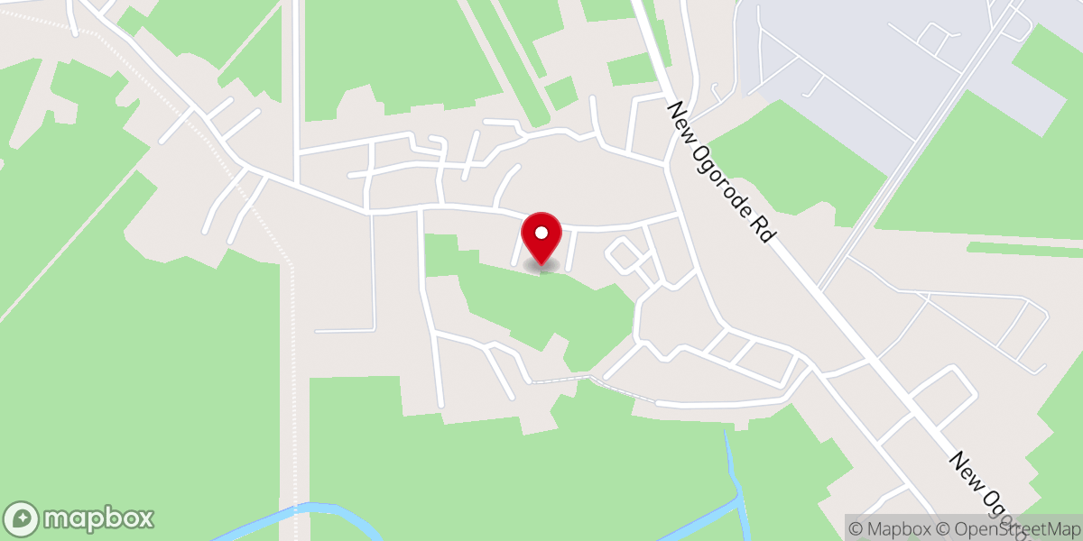 Map showing location of The King's Light Baptist Church