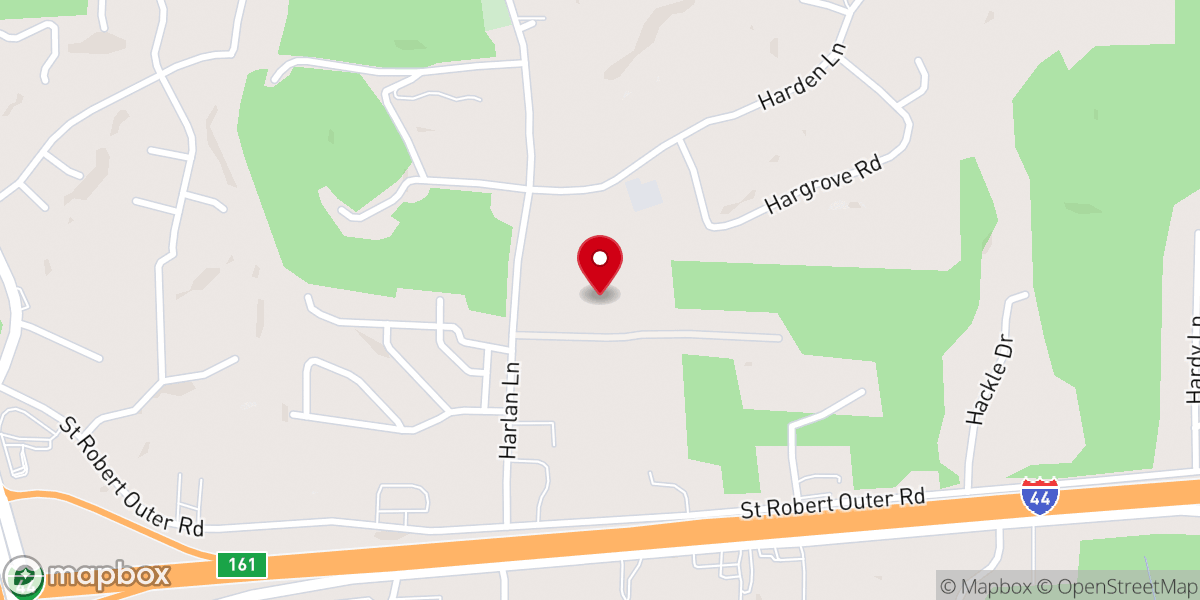 Map showing location of New Life Holiness Church