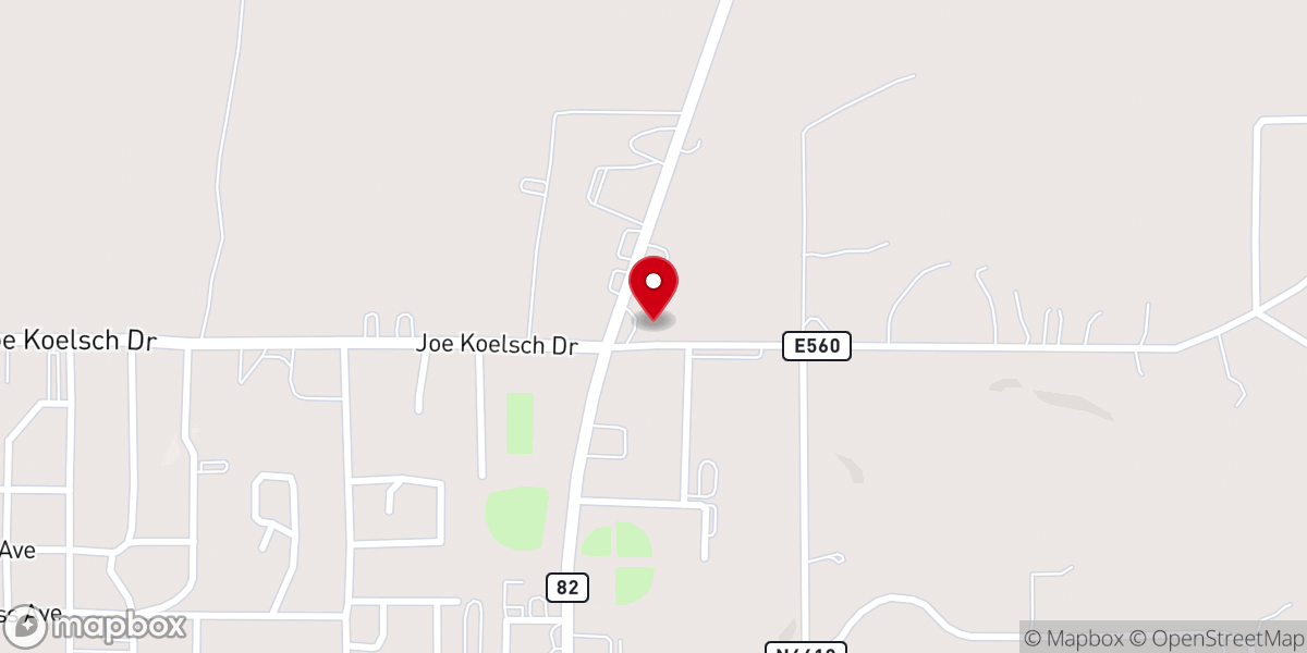 Map showing location of Eastside Church of Christ
