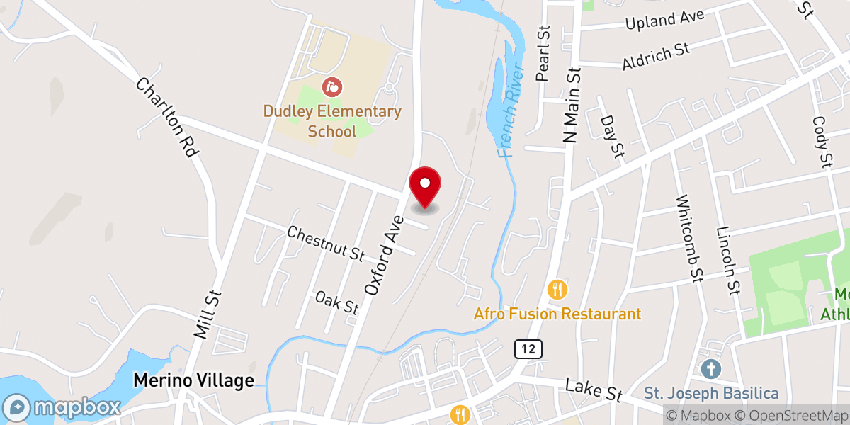 Map showing location of New Hope Church