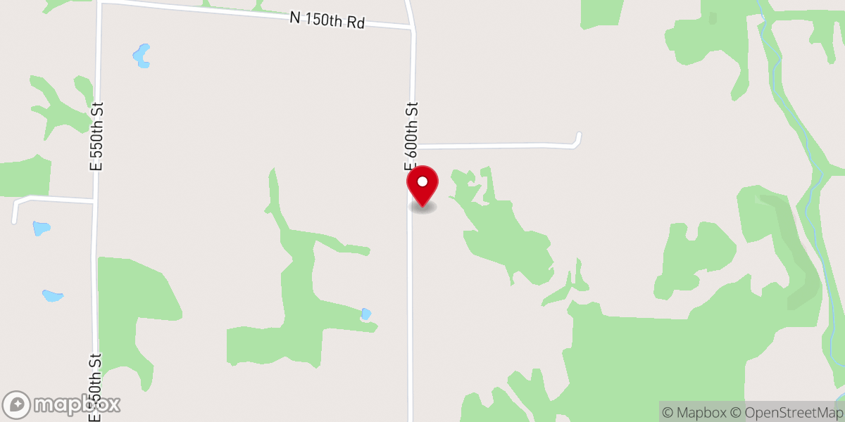 Map showing location of Scott Church