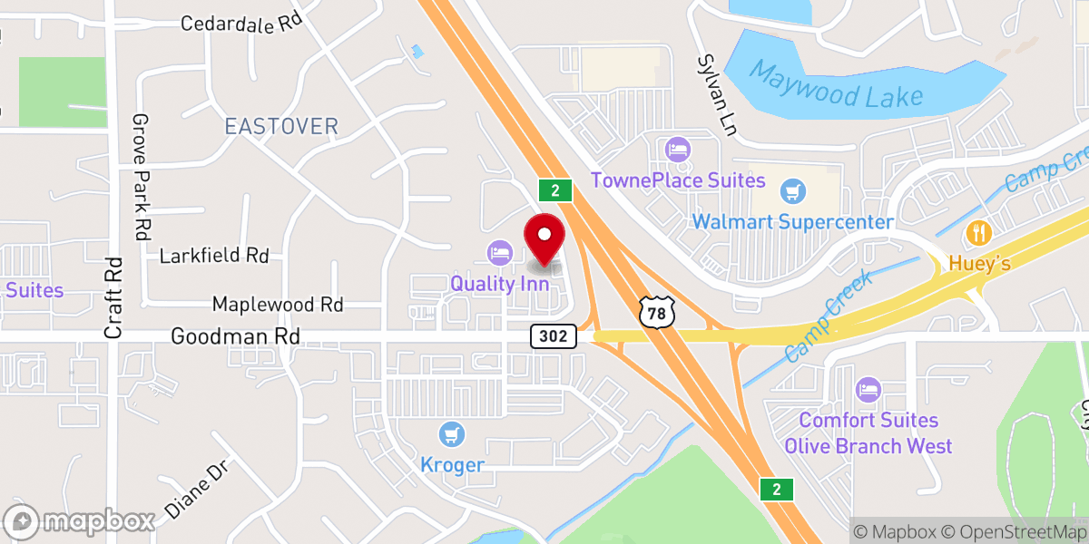 Map showing location of Greater Faith Outreach Ministry