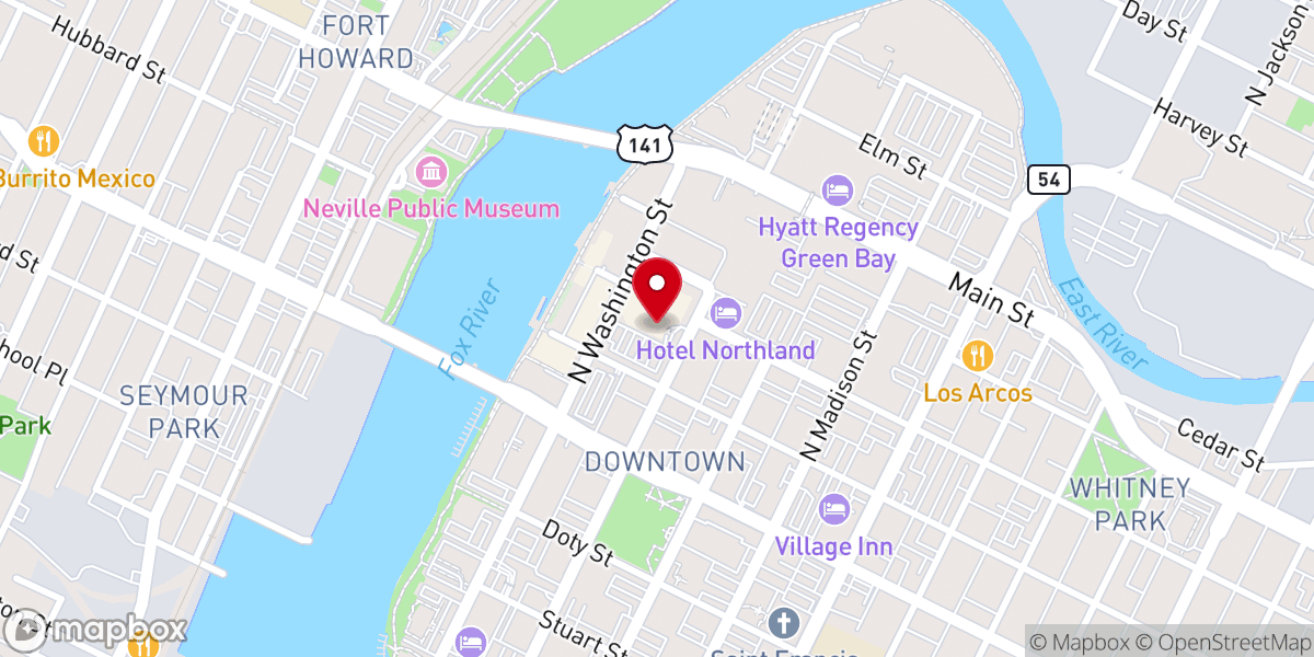 Map showing location of Spring Lake Church Downtown Campus