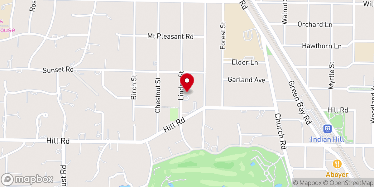 Map showing location of Saints Faith, Hope, and Charity Catholic Church