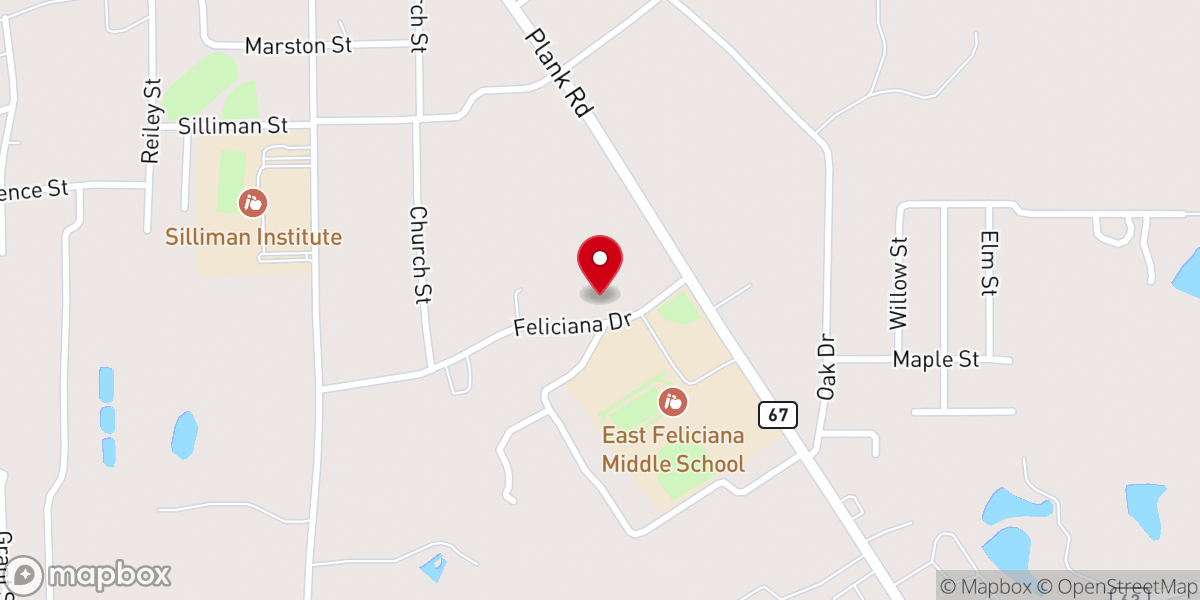 Map showing location of Social Services Department