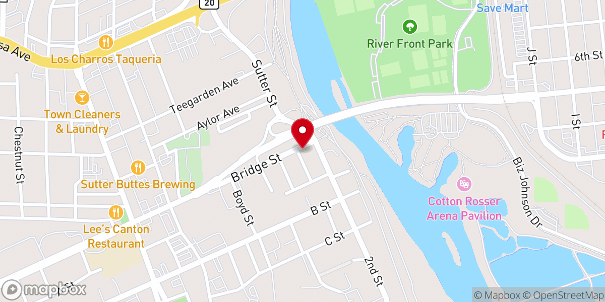 Map showing location of Restoration Center Church