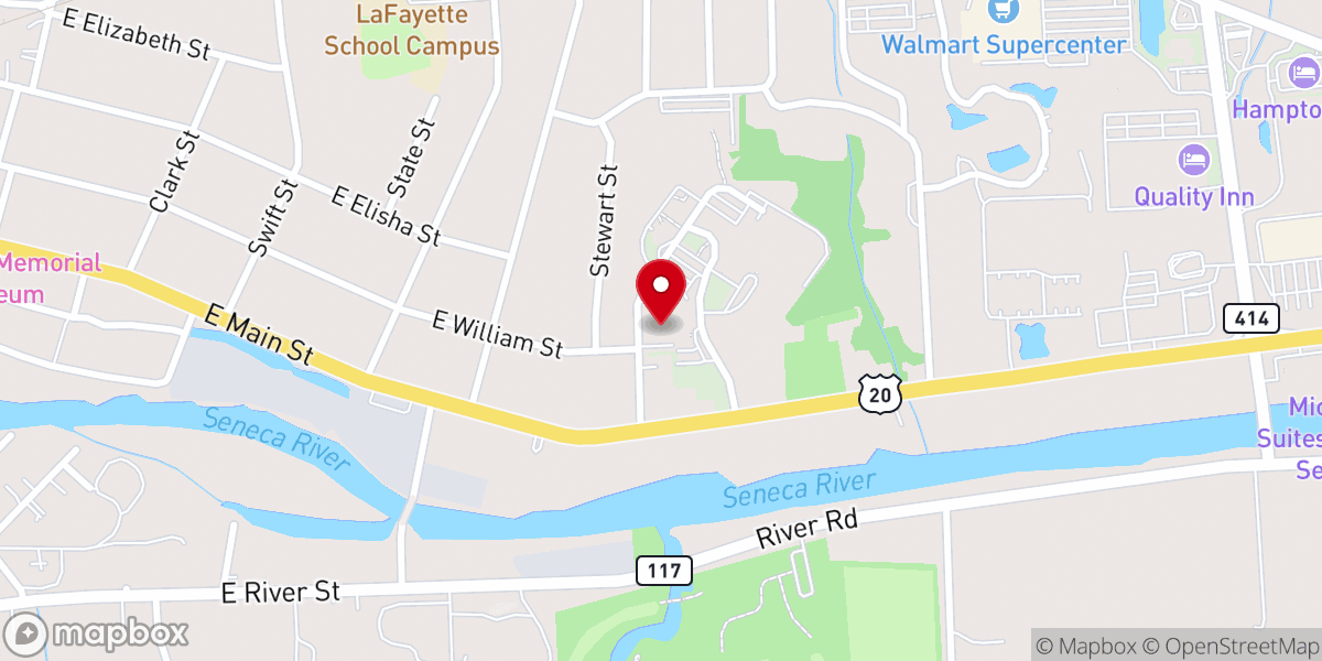 Map showing location of Spirit of Grace Fellowship Inc