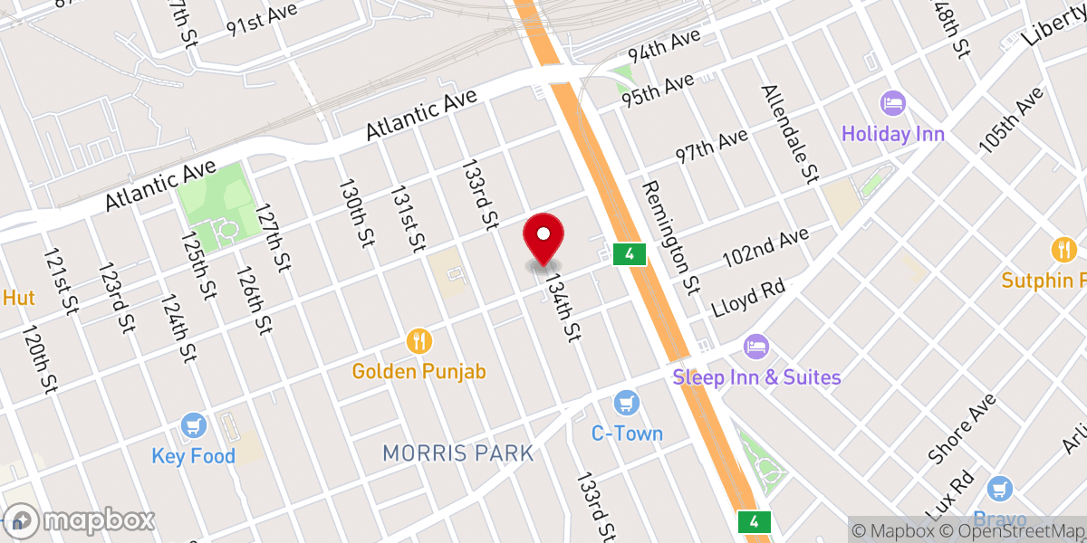 Map showing location of Tabernacle of Emmanuel Full Gospel Assemblies