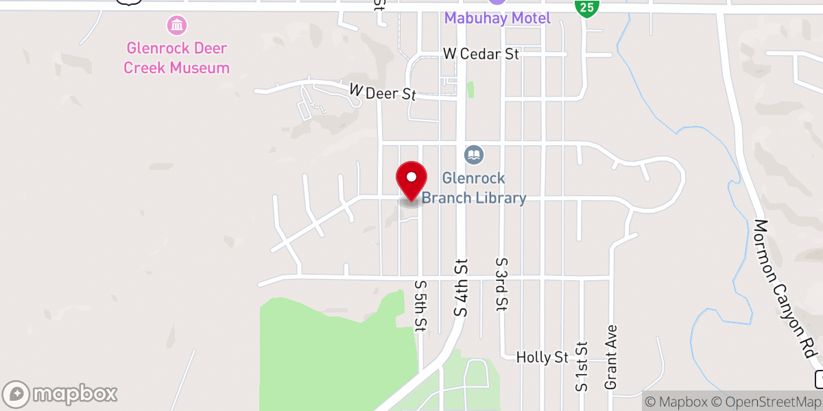 Map showing location of St Louis Catholic Church