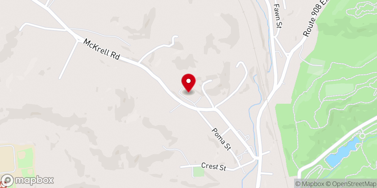 Map showing location of Transfiguration Church - Our Lady of the Lakes Parish