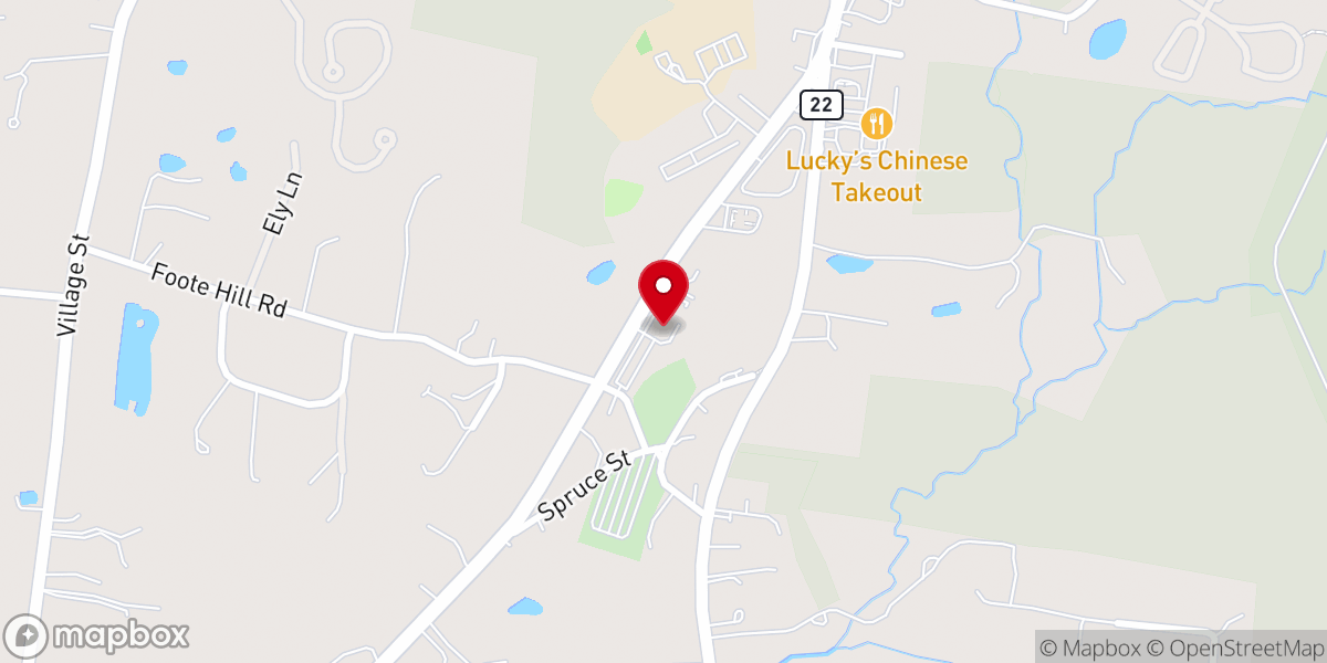 Map showing location of St Monica's Church
