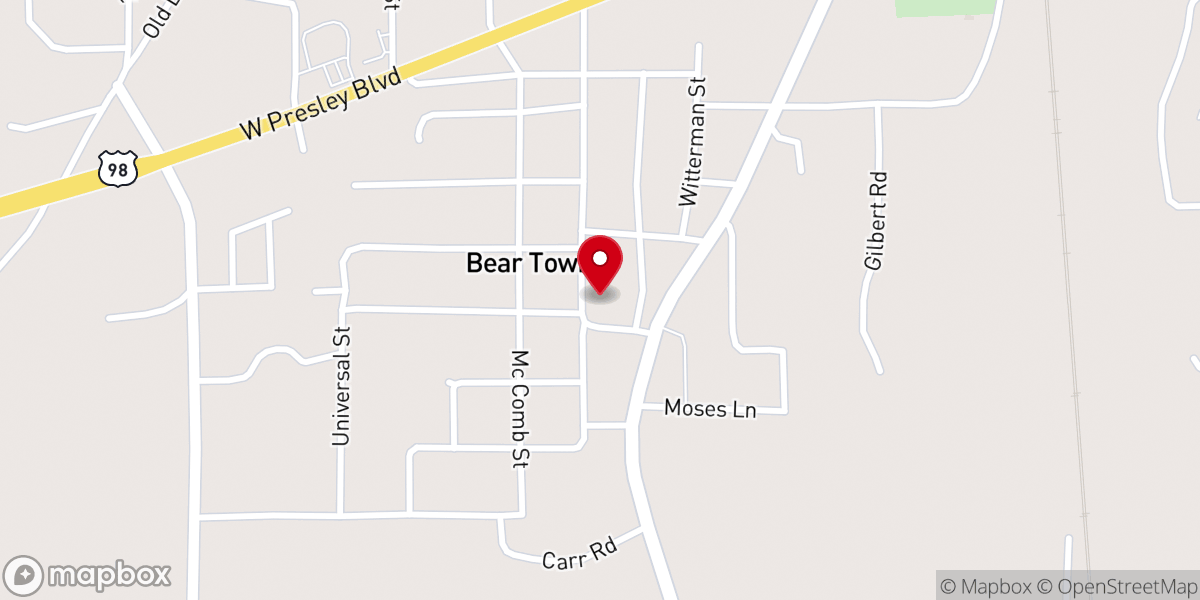Map showing location of St Mary Freewill Baptist Church