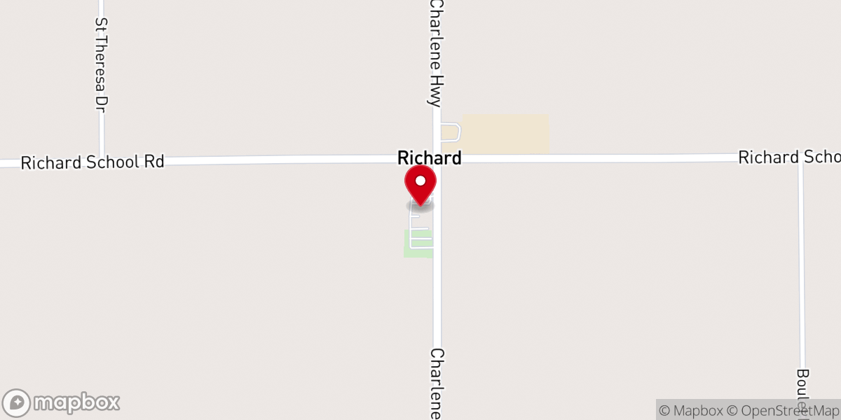Map showing location of St Edwards Church