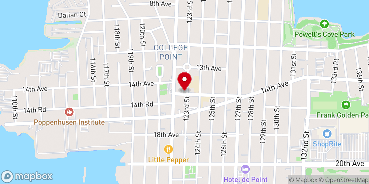 Map showing location of Congregacion Cristiana Inc