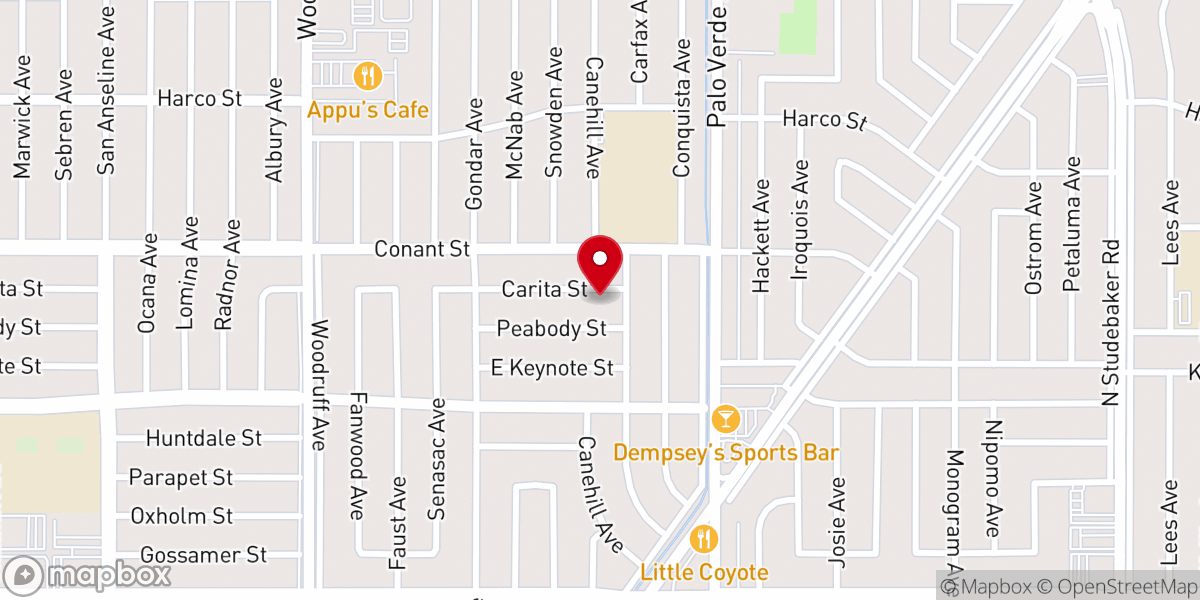 Map showing location of Spiritual RX Inc
