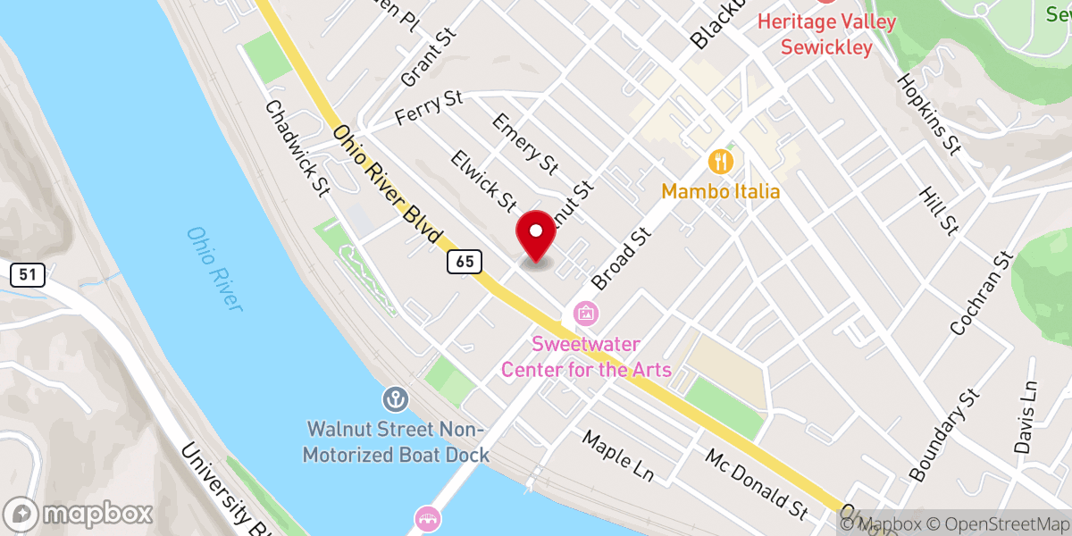 Map showing location of St. James Church - Divine Redeemer Parish