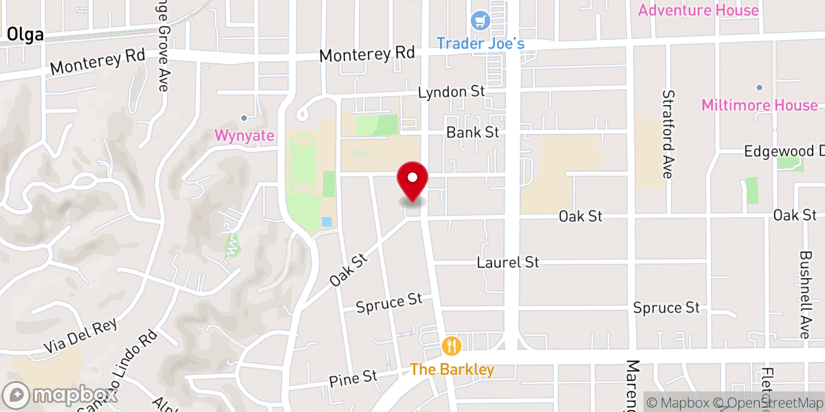 Map showing location of Holy Family Church Youth Ministry