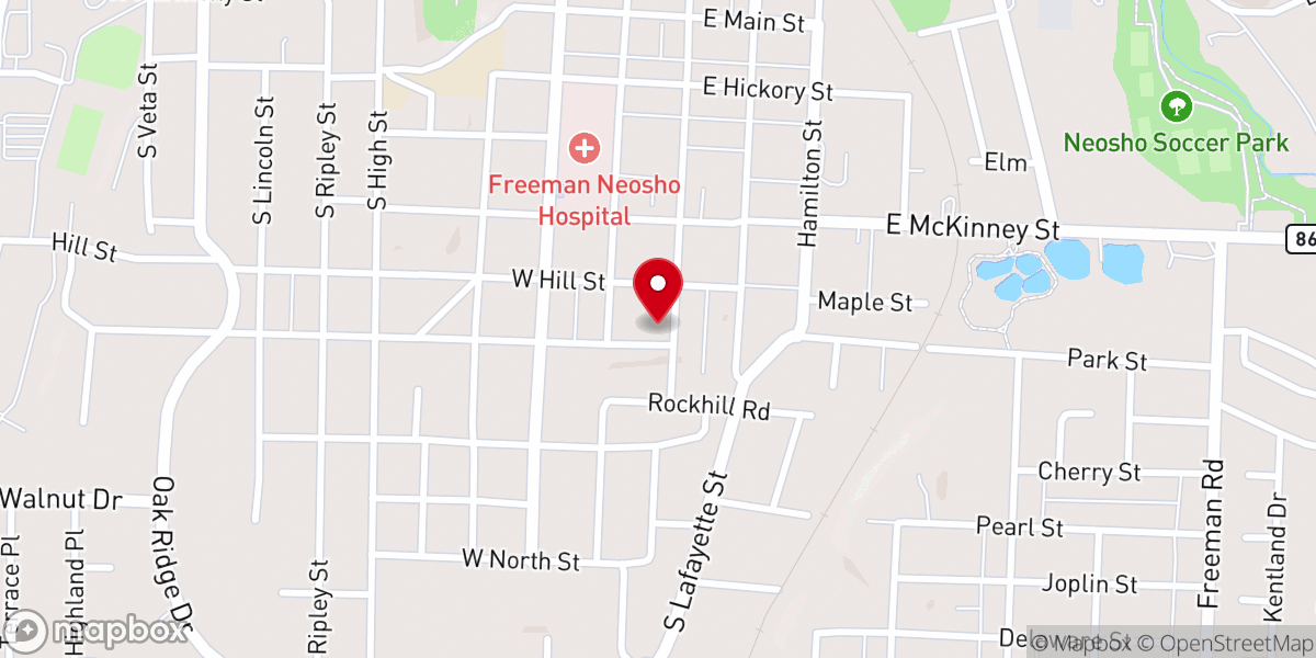Map showing location of St Canera's Catholic Church