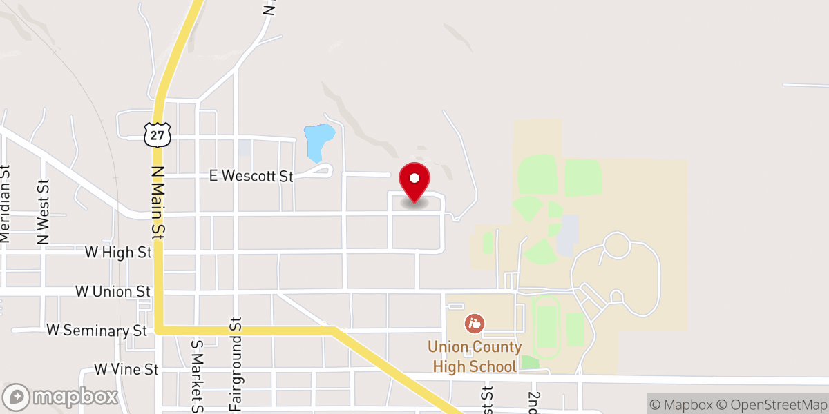 Map showing location of Christian Community Co-Op