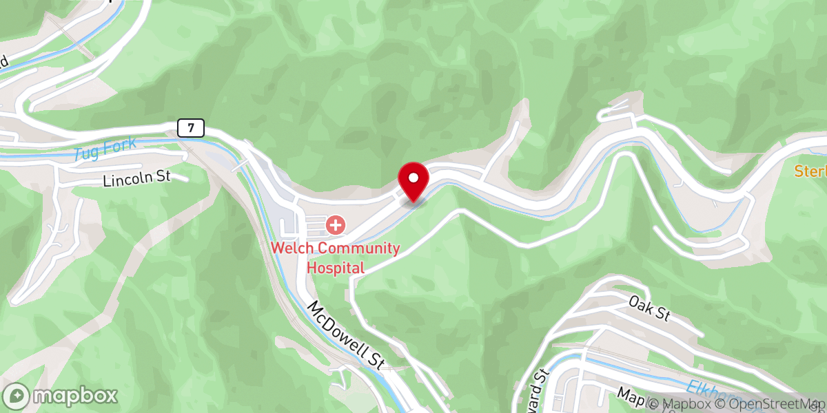 Map showing location of Living Waters Resource Center