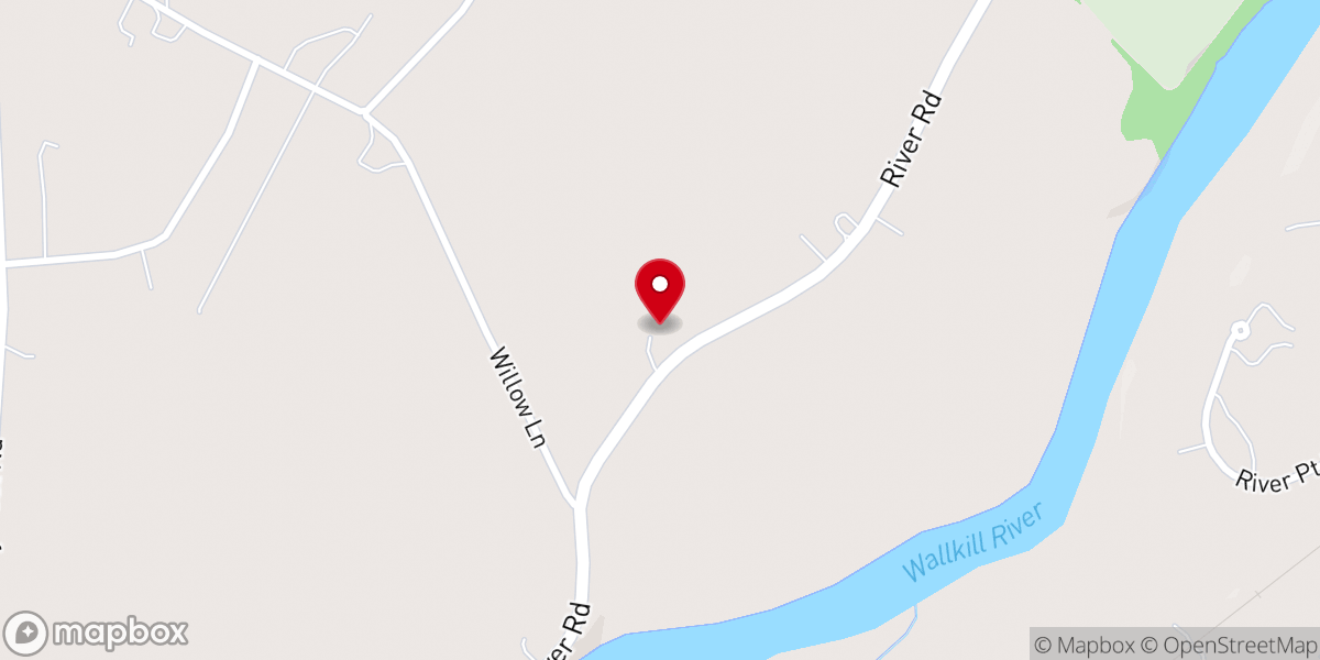 Map showing location of Van Houten James