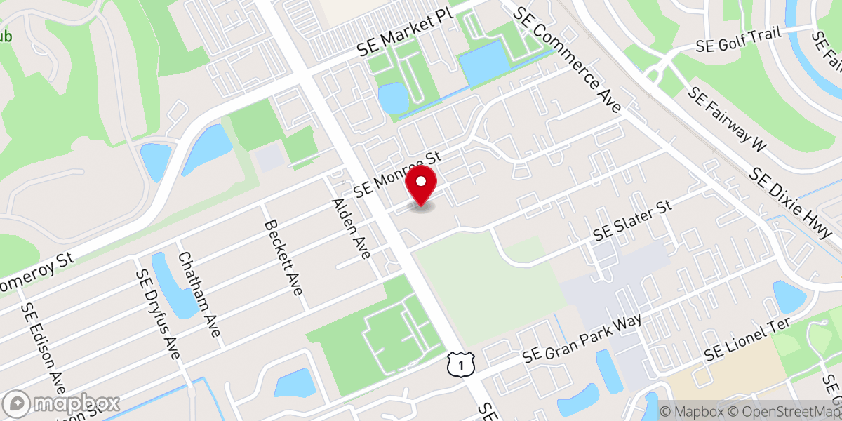 Map showing location of Iglesia De Dios Emanuel