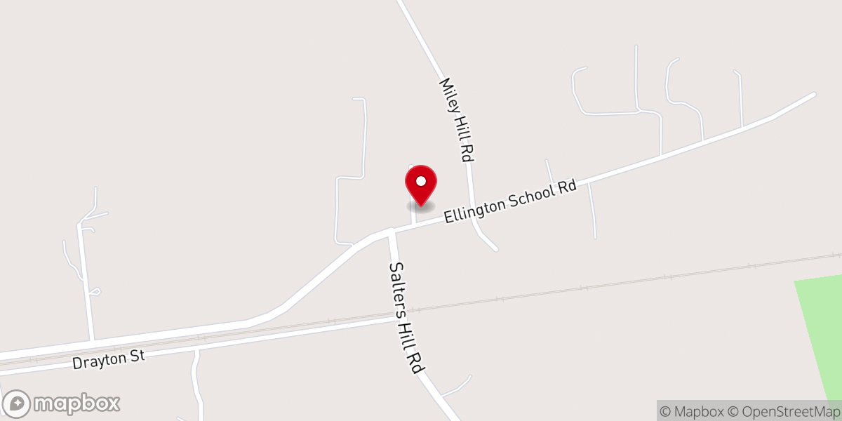 Map showing location of St John Baptist Church