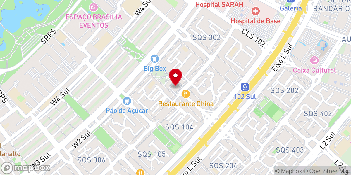 Map showing location of Paróquia São Camilo de Lélis
