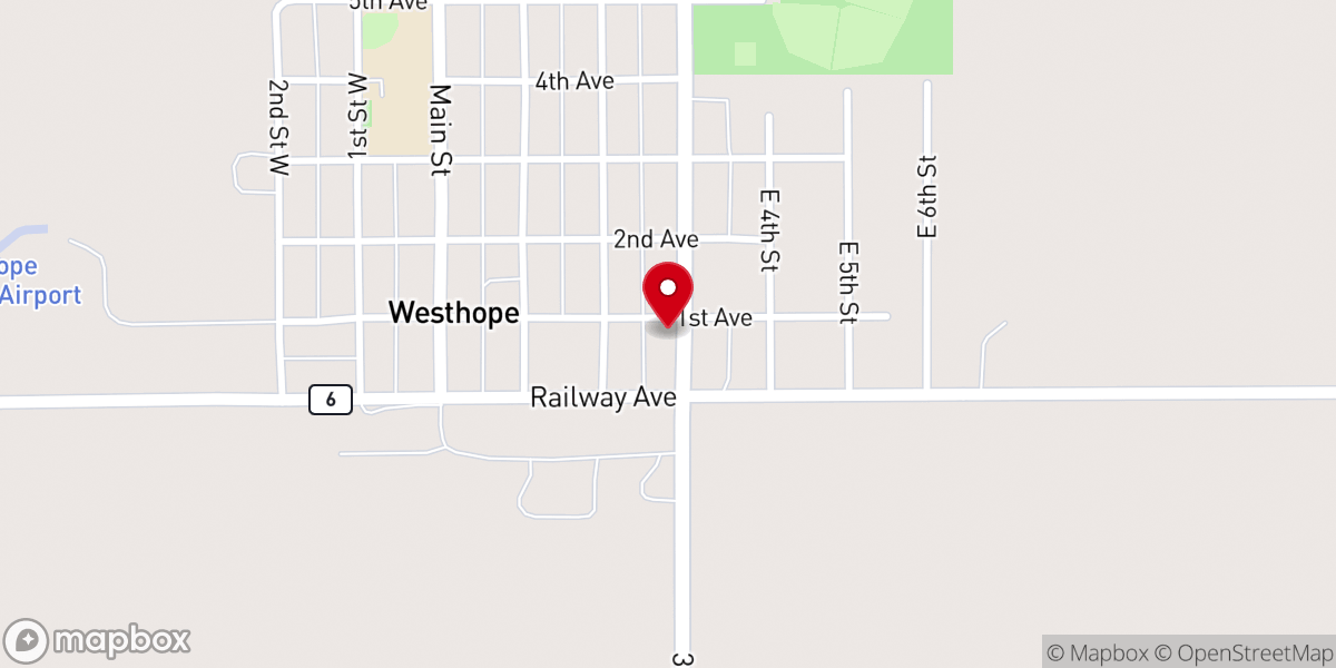 Map showing location of St Andrew's Catholic Church