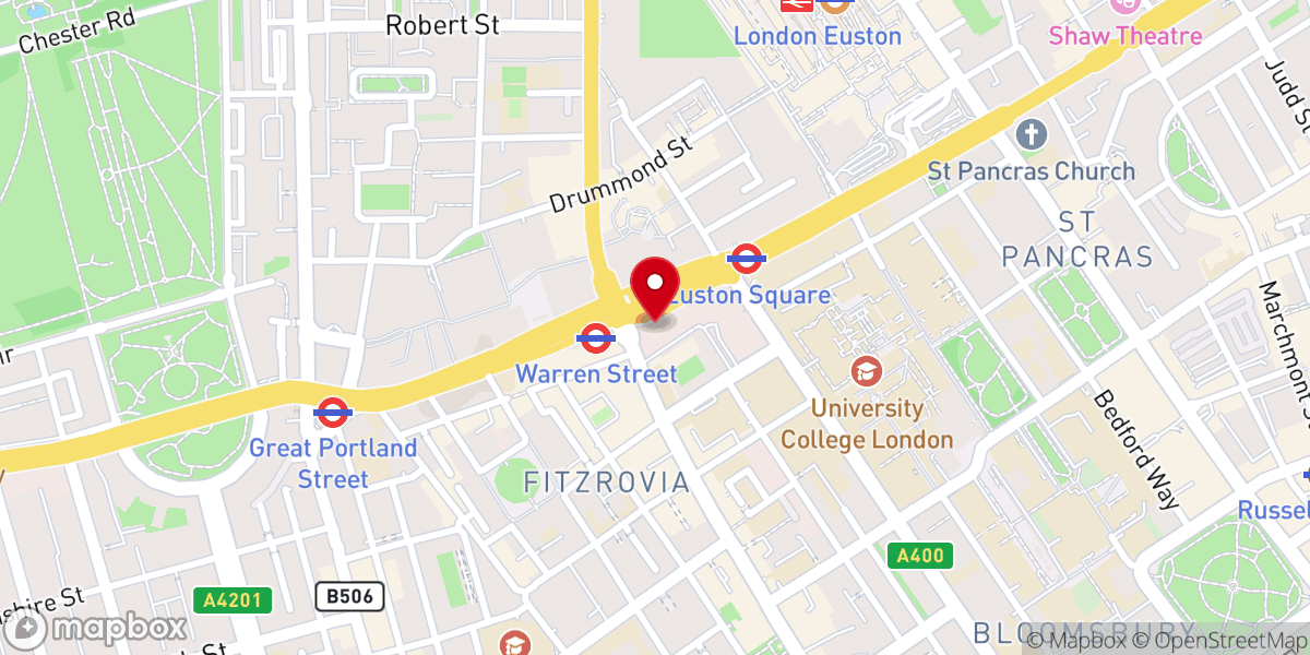 Map showing location of Chapel and multi-faith prayer room for staff & patients