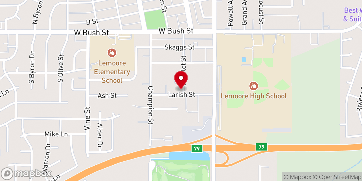 Map showing location of Amazing Grace Christian Fellowship