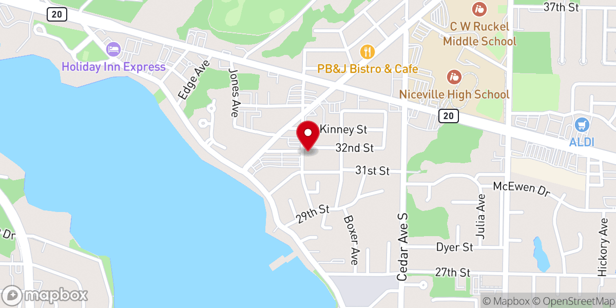 Map showing location of Narrow Road Ministries Inc