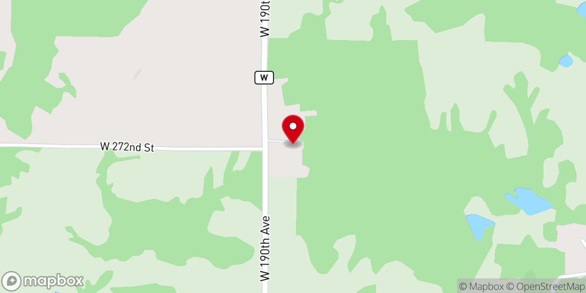 Map showing location of Oakland Church