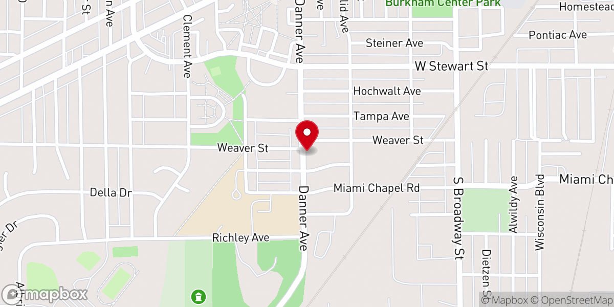 Map showing location of Greater Revelation of Christ Baptist Church