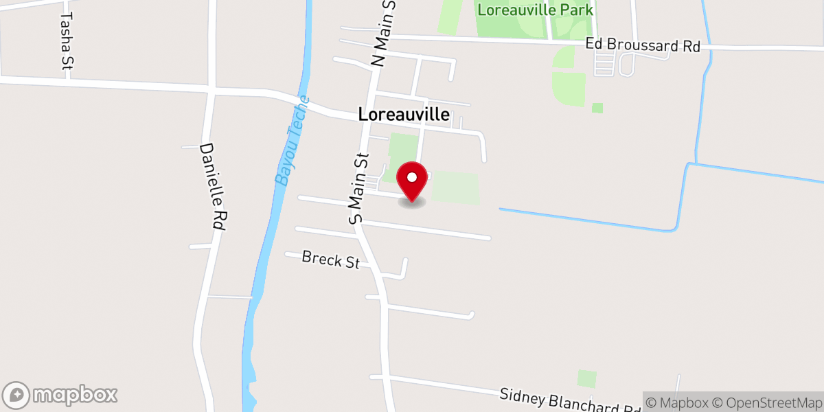 Map showing location of Our Lady of Victory Catholic