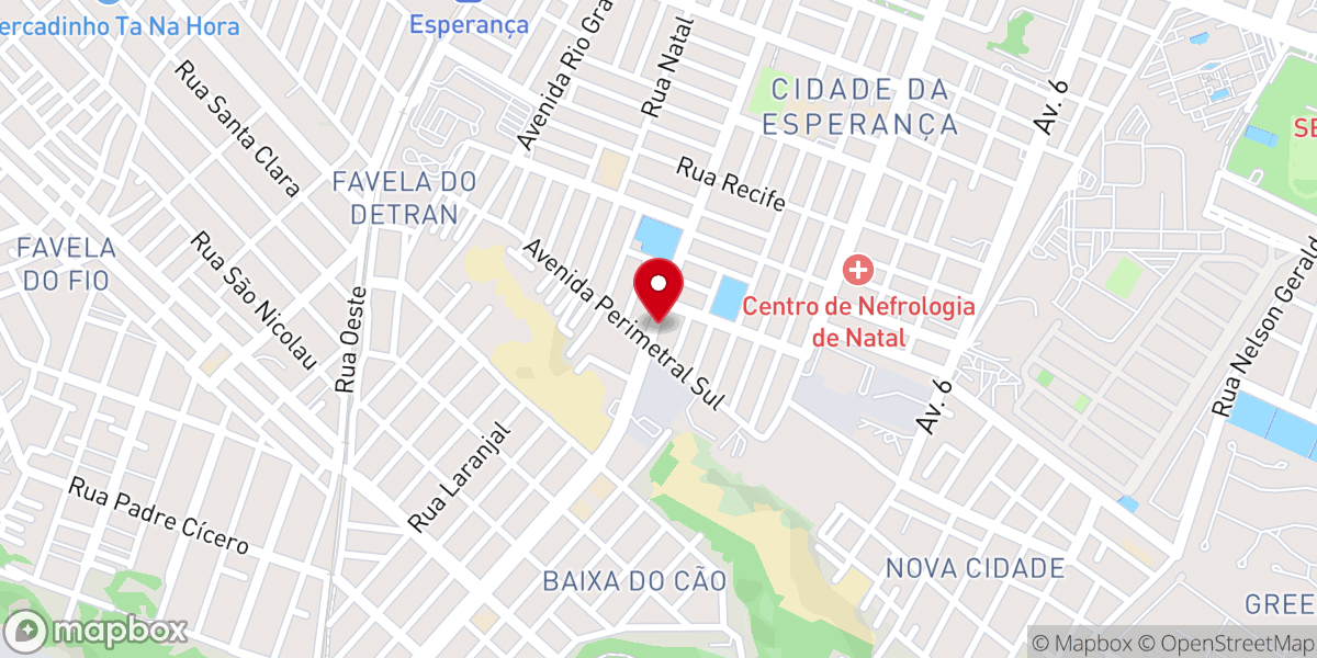 Map showing location of Igreja Evangélica Pentecostal Casa de Oração