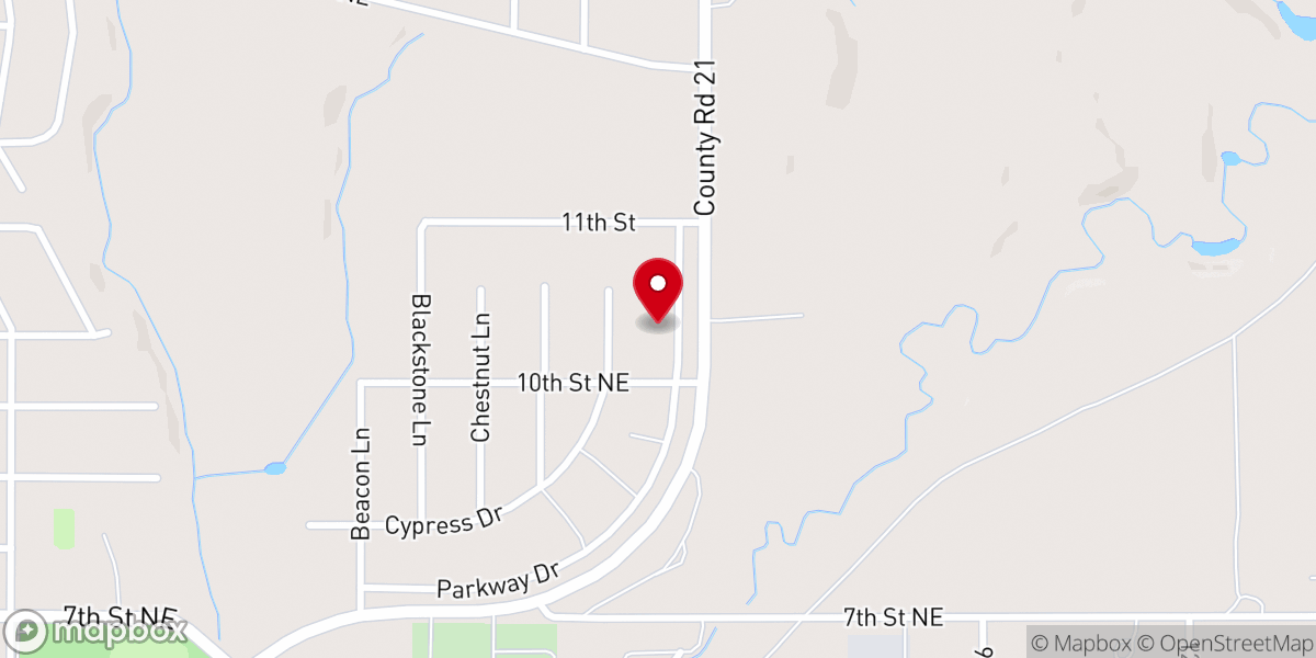 Map showing location of Beulah Faith Community Church of the Nazarene
