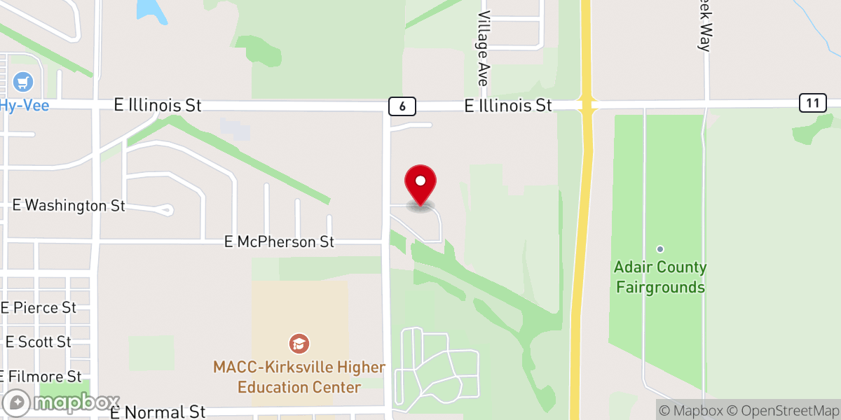 Map showing location of Rehoboth Baptist Church