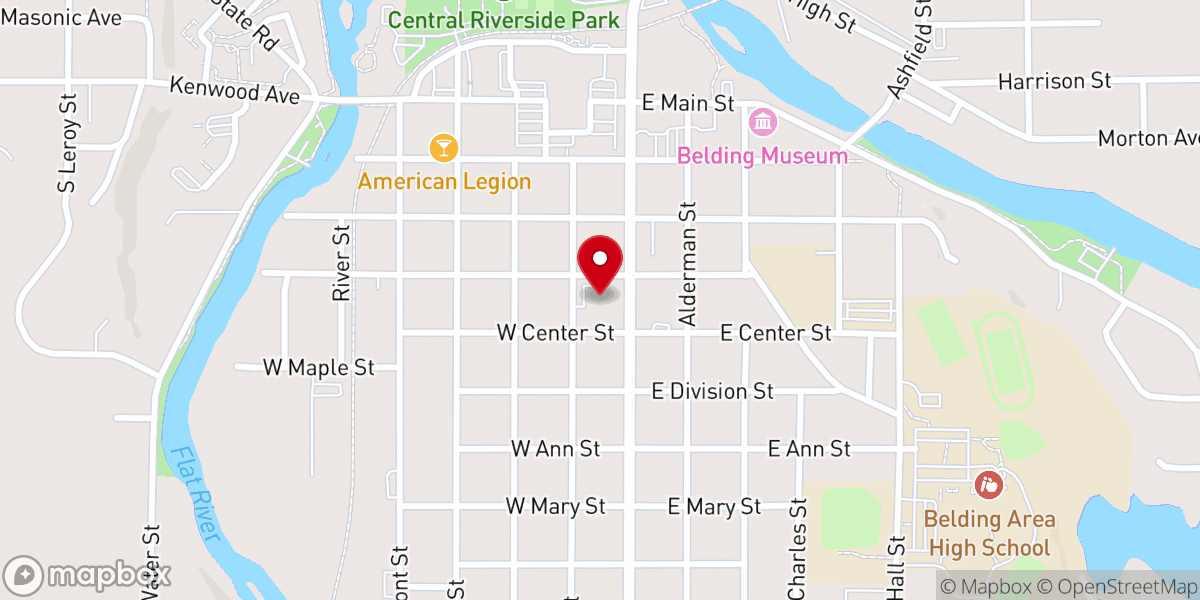 Map showing location of St Joseph Catholic Church