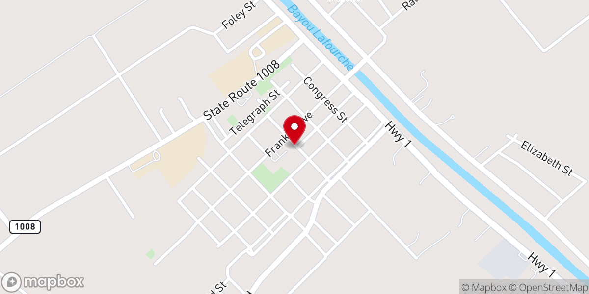 Map showing location of St Anne Catholic Church