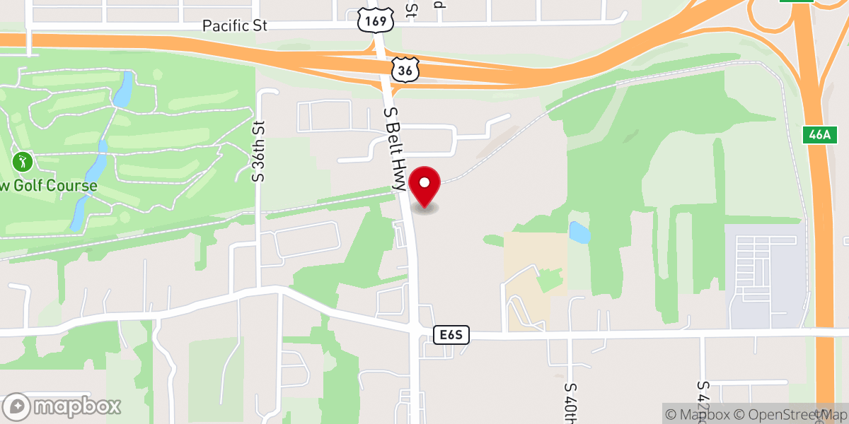Map showing location of CrossPointe Community Church