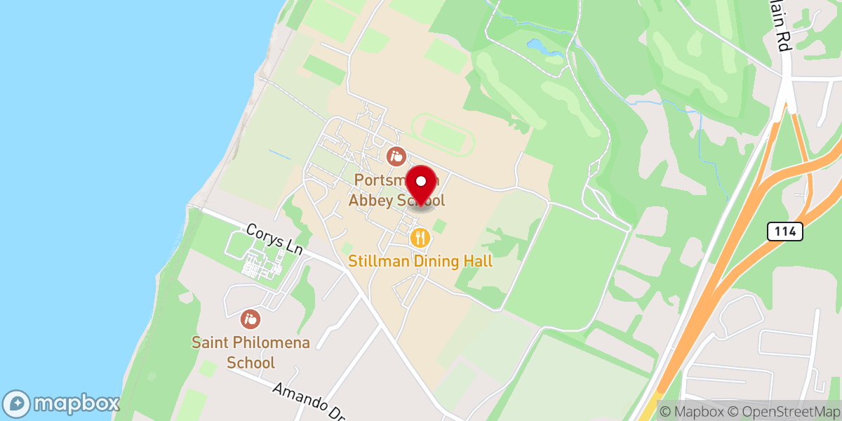 Map showing location of Abbey Church of St Gregory The Great and Queen of Peace