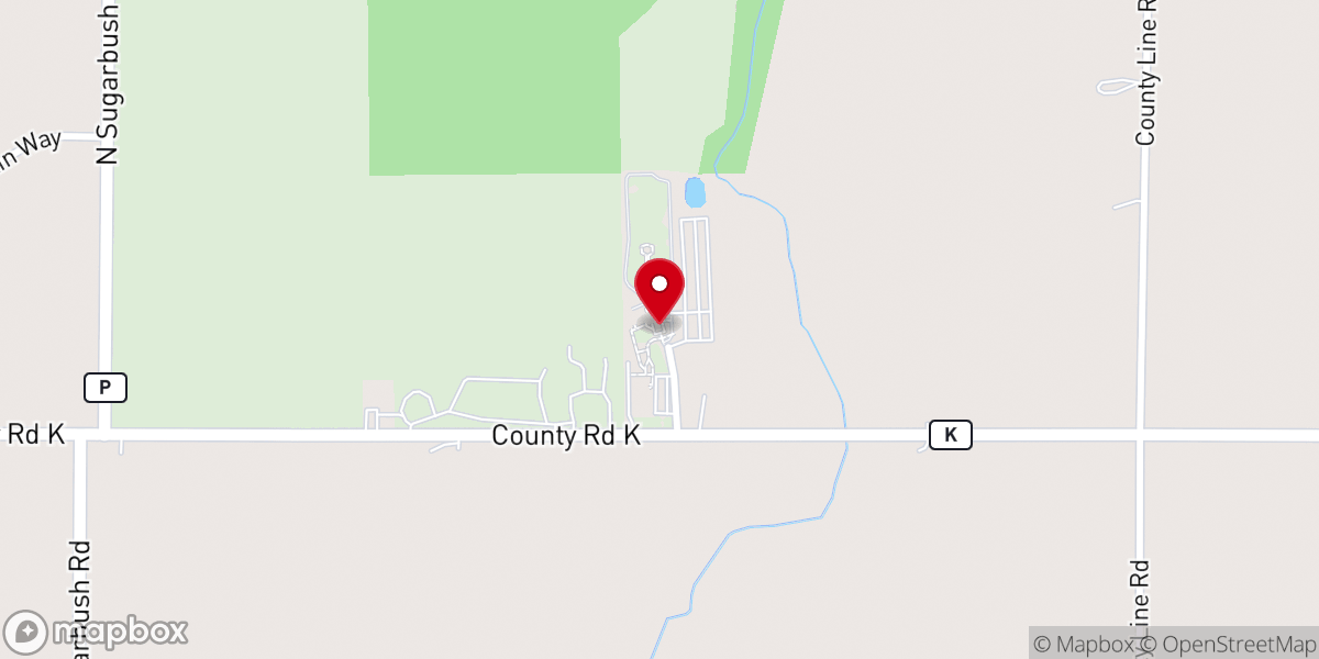 Map showing location of The National Shrine of Our Lady of Champion