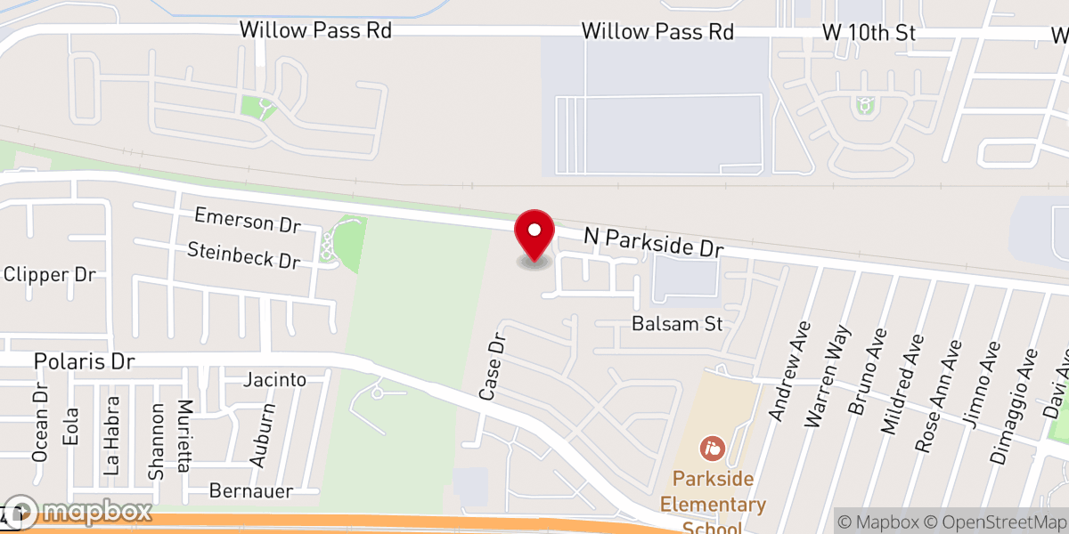 Map showing location of Calvary Of Grace Church