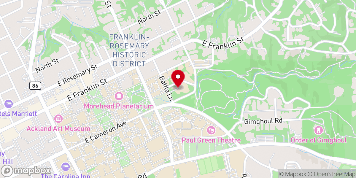 Map showing location of North Carolina Study Center