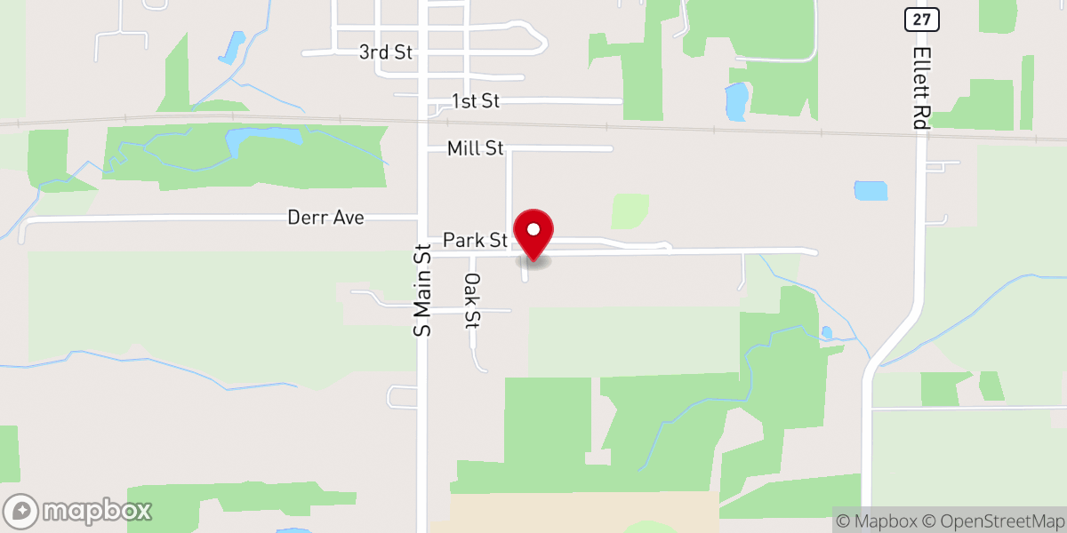 Map showing location of Parsonage Beloit Friends