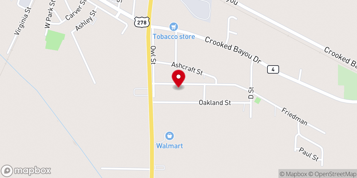 Map showing location of Tabernacle of Faith