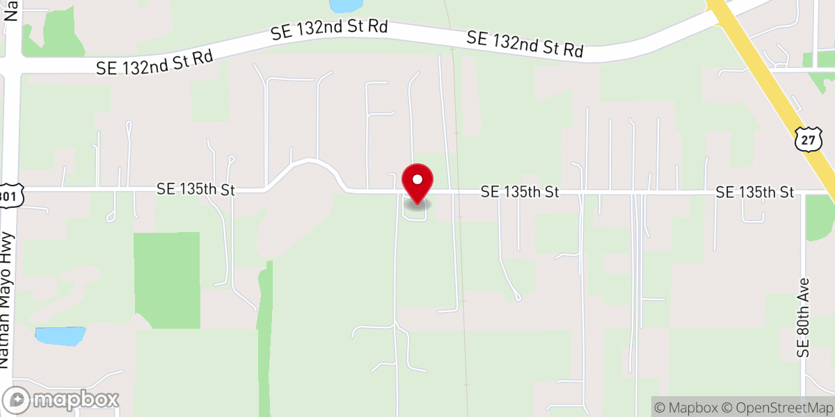 Map showing location of Tri-County Unitarian Universalists